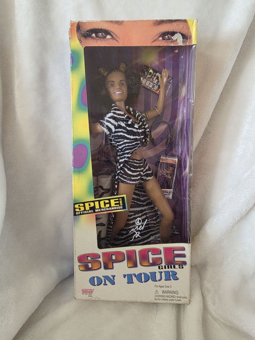 1998 Galoob Spice Girls On Tour Mel B (Scary Spice) Fashion Doll New in Box
